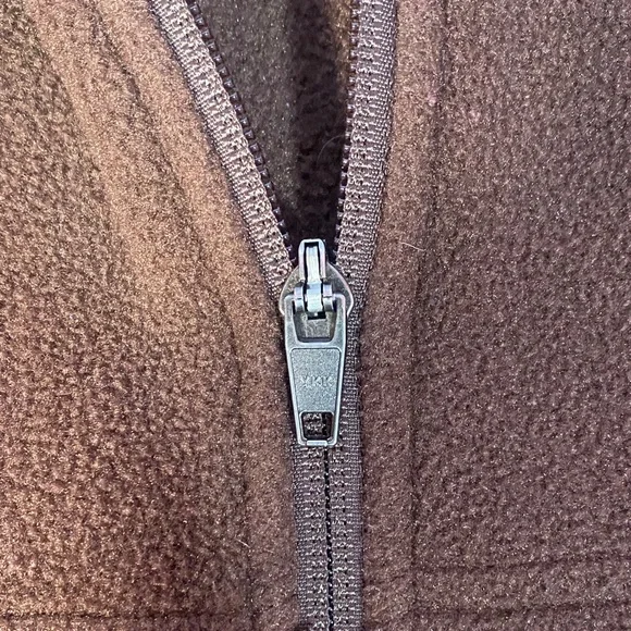 REI Polartec Fleece Vest Men’s Small Brown Full Zip Outdoor Hiking - Picture 10 of 10